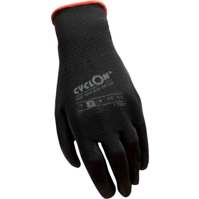Afbeelding van Cyclon Werkhandschoenen Nylon/pu Unisex Zwart/rood Maat 8