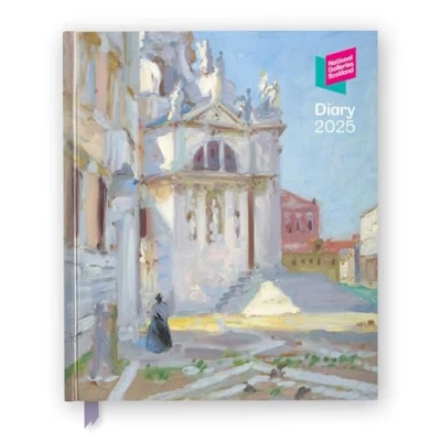 Afbeelding van National Galleries Scotland 2025 Desk Diary Planner Week to View, Illustrated throughout