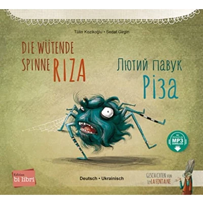 Afbeelding van Die wütende Spinne Riza. Deutsch Ukrainisch