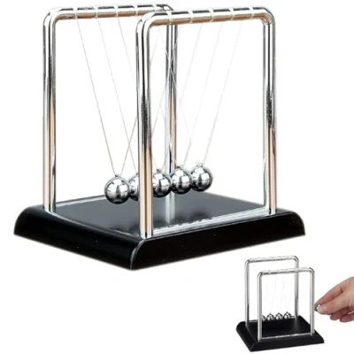 Afbeelding van Newton wieg,Balancerende ballen,Newton slinger,Natuurkunde spel,Newton wieg slinger voor thuiskantoor ornament cadeau