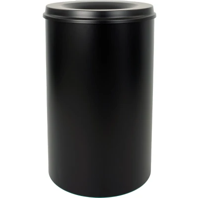 Afbeelding van Papierbak vlamdovend 110 ltr zwart