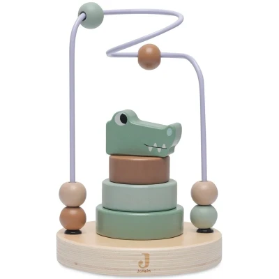 Afbeelding van Jollein Houten Spiraal Jungle Jambo Croco