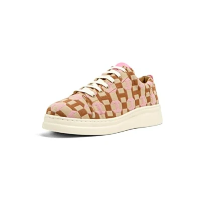 Afbeelding van Camper Runner UP Sneakers laag, Dames, Maat: 40, Beige gelb rosa Textiel
