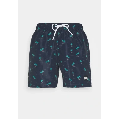 Afbeelding van Urban Classics B T Pattern Zwemshorts, Heren, Maat: 3XL, Dark blue