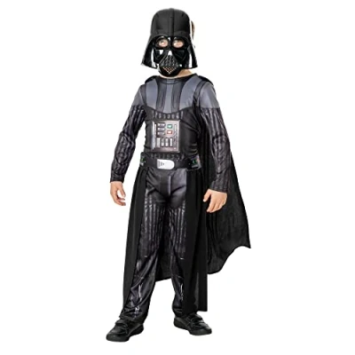 Afbeelding van Rubie&#039;s Kenobi Deluxe Darth Vader kostuum voor kinderen, jongens, zoals afgebeeld, S, wereldboechtdag 3014803 4