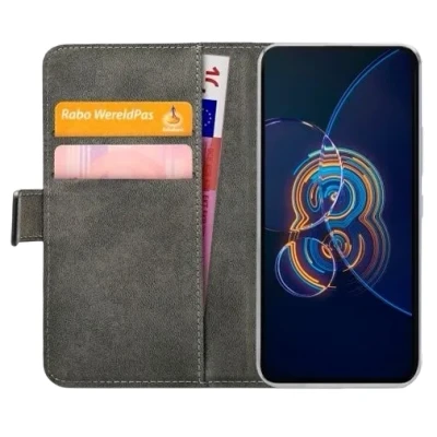 Afbeelding van Mobilize PU leer Book Case Zwart Asus Zenfone 8 Flip