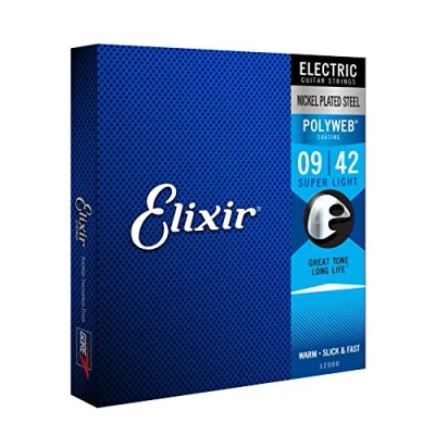 Afbeelding van Elixir 12000 Polyweb Electric 09 42 Elektrische gitaarsnaren