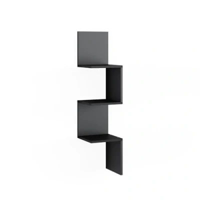 Afbeelding van Vicco Paolo Hoekplank 28 x 116.4 cm Zwart
