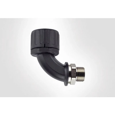 Afbeelding van HellermannTyton 166 22503 HG21 90M M20 PA66/NPB BK Slangbevestiging Zwart 90 1 stuk(s)