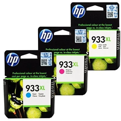 Afbeelding van HP 932XL / 933XL (C2P42AE) Inktcartridge 4 kleuren Voordeelbundel Hoge capaciteit