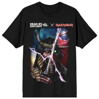 Afbeelding van Iron Maiden Dead By Daylight Killer Realm T shirt, Schwarz.