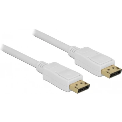 Afbeelding van Premium DisplayPort kabel versie 1.2 (4K 60Hz) / wit 10 meter