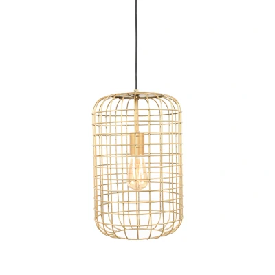 Afbeelding van LABEL51 Hanglamp Solido 26x26x150 cm Goud Metaal