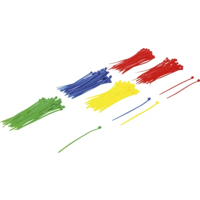 Afbeelding van BGS Kabelbinder assortiment kleur 2,4 x 100 mm 200 delig
