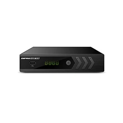 Afbeelding van DiProgress DPT220HD DVB T2 Dual Tuner digitale terrestrische decoder, zwart