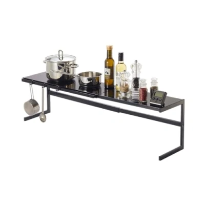 Afbeelding van Yamazaki Keukenrek Uitschuifbaar Tower Black