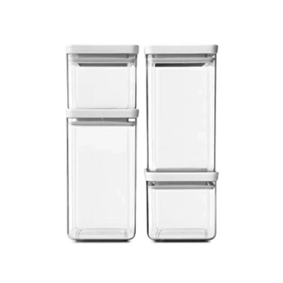 Afbeelding van Brabantia Tasty Voorraaddoos Set Van 4 Lichtgrijs