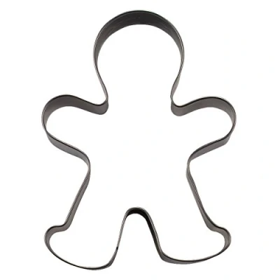 Image de Emporte pieces en forme de bonhomme pour pain d&#039;epices 13 c m inox stadter