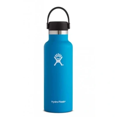 Afbeelding van HYDRO FLASK 532 ml Geïsoleerde Fles Roestvrij Stalen Vacuüm Flex Cap Anti lek en Poedercoating BPA Vrij Standaard Opening pacific