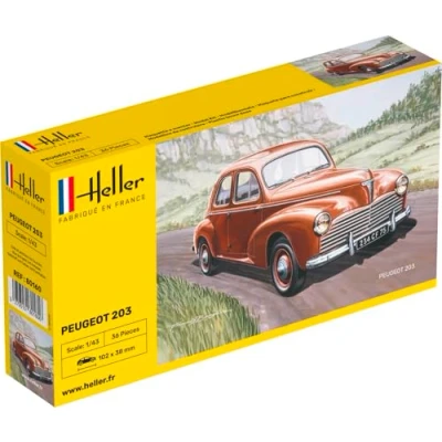 Afbeelding van Heller 1/43 Peugeot 203hel80160 modelbouwsets, hobbybouwspeelgoed voor kinderen, modelverf en accessoires
