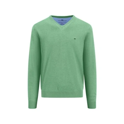 Afbeelding van FYNCH HATTON Pull en V, Vert turf, M