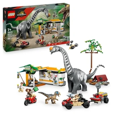 Image de LEGO® Jurassic World 76973 La poursuite du vélociraptor et titanosaure