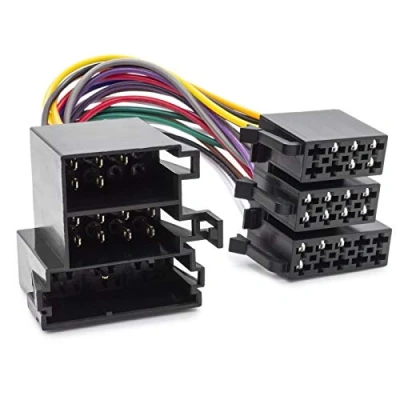 Afbeelding van Mini ISO adapterkabel voor TID MID radio conversiescherm compatibel met Opel