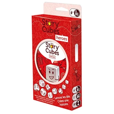 Afbeelding van Zygomatic Story Cubes Heroes Blister Eco, meertalig dobbelspel (inclusief Spaans) (ASMRSC306ML1)