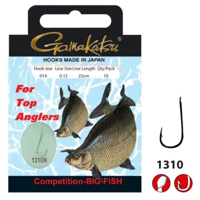 Afbeelding van Gamakatsu Competition Allround LS 1310 #12 (0,12mm) Witvis onderlijnen