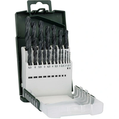 Afbeelding van Bosch Accessories 2609255131 HSS Metaal spiraalboorset 19 delig Rollenwals DIN 338 Cilinderschacht 1 set(s)