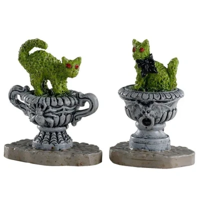 Afbeelding van Haunted topiary, set of 2 LEMAX