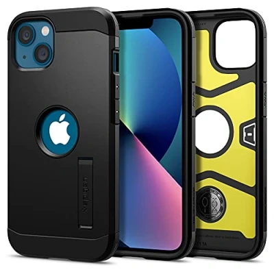 Image de Spigen Slim Armor CS étui téléphone mobile Apple iPhone 13 (Black) ACS03536
