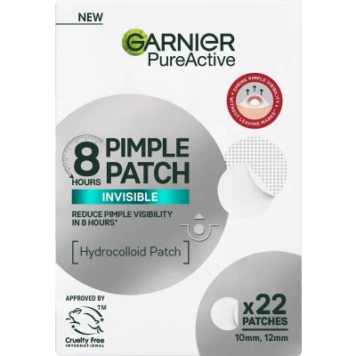 Afbeelding van Garnier PureActive Pimple Patch Onzichtbare Vermindert puistjes zichtbaar 22 patches
