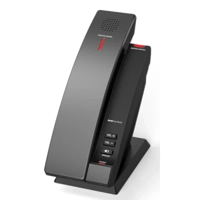 Afbeelding van Snom HD101, IP Phone, Zwart, Draadloze handset, Bureau/muur, Antibacterieel, 1.881792 1.897344 GHz