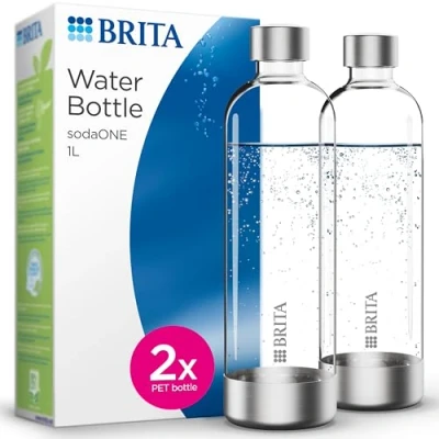 Afbeelding van BRITA SodaONE Bruiswatertoestel Flessen 1L 2st.