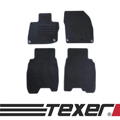 Afbeelding van Car Mat Co Texer Textiel vloermatten voor Honda Civic VIII 5 deurs hatchback bouwjaar 2006 2011 Basic