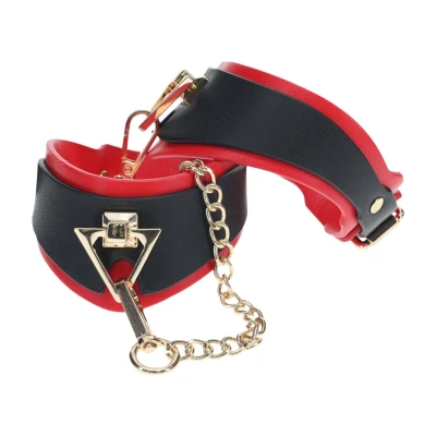 Afbeelding van Enkelboeien Milan Collection Zwart/Rood