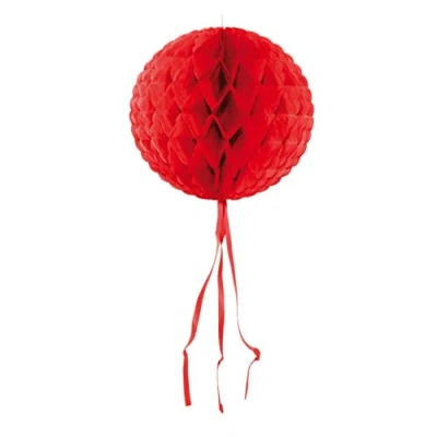 Afbeelding van Honeycomb bal rood 30cm