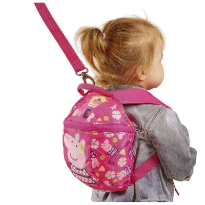 Afbeelding van Peppa pig harnas rugzak roze