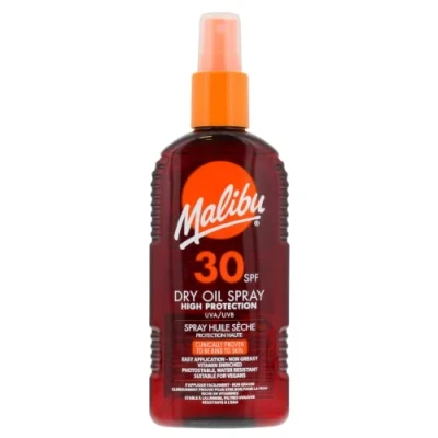 Afbeelding van Malibu Zonnebrand Dry Oil Spray SPF30 200 ml.