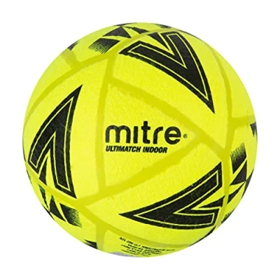 Afbeelding van Mitre Ultimatch Zaalvoetbal Geel/Zwart Maat 5