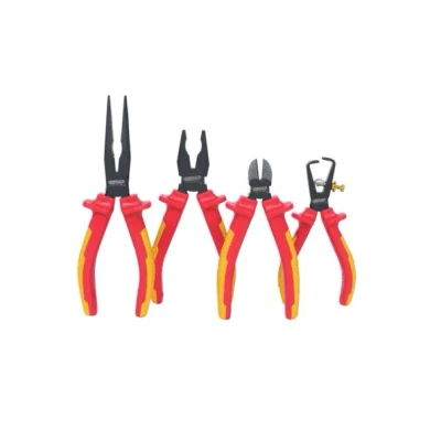 Afbeelding van KS Tools, Tang, ERGOTORQUE VDE tangset, 4 delig, variant 2, mat verchroomd (23.30 mm)