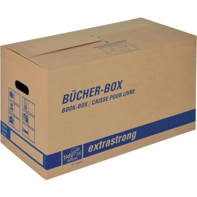 Afbeelding van Tidypac boekendoos, ft 56 x 29,3 33 cm, bruin inpakdoos