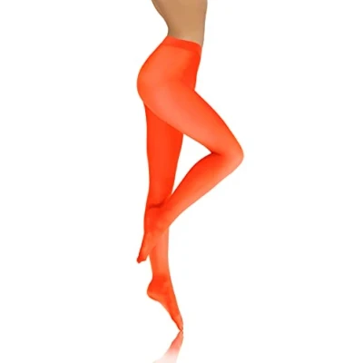 Afbeelding van sesto senso Damespanty, ondoorzichtig, glad, microvezel, 40 DEN, Neon oranje