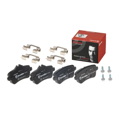 Afbeelding van BREMBO P 50 156 Remblokkenset Geschikt voor slijtage waarschuwingscontact Met remzadelschroef toebehoren MERCEDES BENZ: GL, GLS