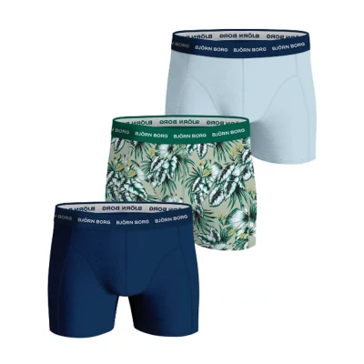 Afbeelding van Björn Borg 3 PACK Onderbroeken, Heren, Maat: Large, Light blue