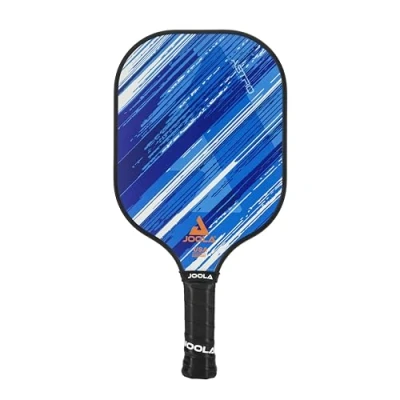 Afbeelding van JOOLA Astro 12 pickleballracket met glasvezeloppervlak, polymeerkern en USAPA certificering, ideaal voor beginners hobbyspelers, blauw, 38 x 20 cm