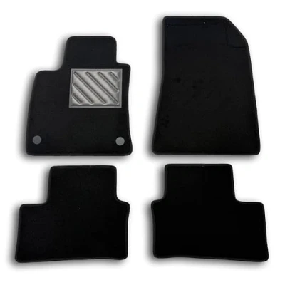 Image de Tapis Renault Clio V 5 à partir de 2019 , sur mesure, talonnette en caoutchouc renforcé et boutons fixation