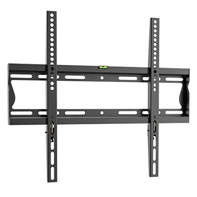 Afbeelding van RICOO Ultraplatte tv wandhouder, universele bevestiging, 32 55 inch (81 140 cm), F2044 televisie, OLED, LED, gebogen pc scherm, VESA 400 x 400, zwart