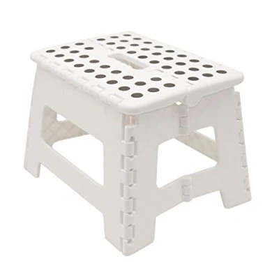 Afbeelding van ZOLLNER stapkruk, opvouwbaar, stabiel, 22 cm hoog, kunststof, grijs